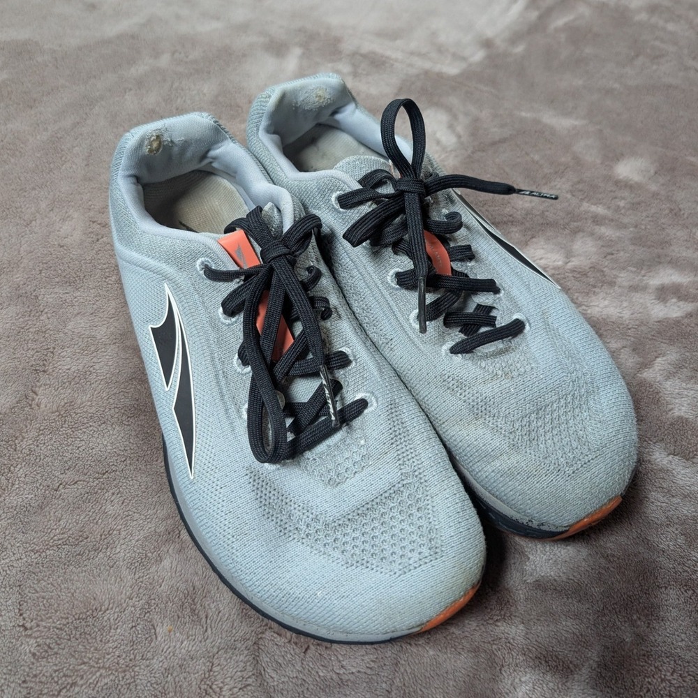 Altra Escalante 4 Running Shoes Womens 9 Grey Orange Zero Drop Athletic Trainers